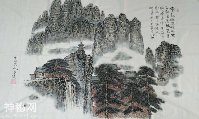 奇人奇事，汝州出现吴道子画风，孤寡老人绘出梦中奇景-4.jpg