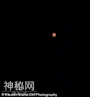 美国女子发视频称看见UFO 形如天空中的一团火-3.jpg