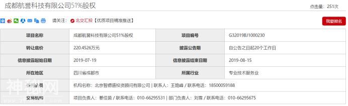 保利发展拟出让成都航誉科技51%股权，底价220.45万元-1.jpg