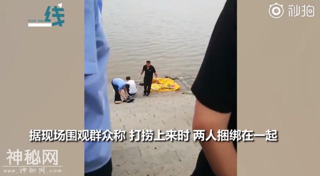 哈尔滨一男一女坠江身亡 两人身体被绳捆绑疑似母子 警方已介入-1.jpg