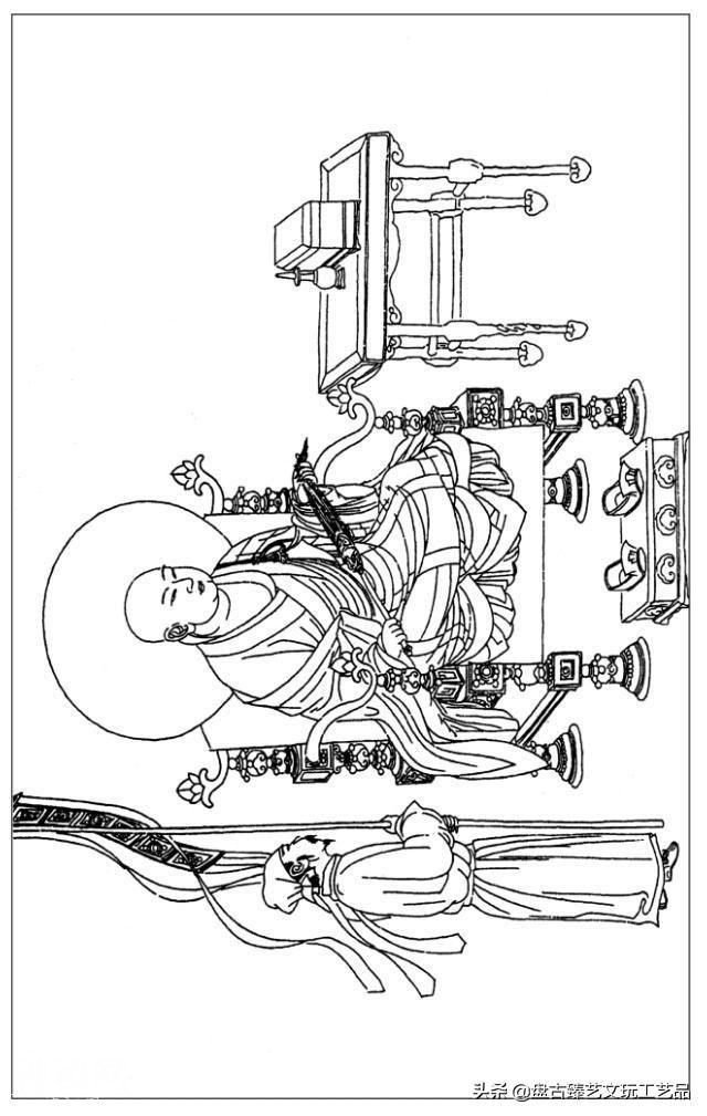 古代白描佛道人物、其他人物作品欣赏-65.jpg