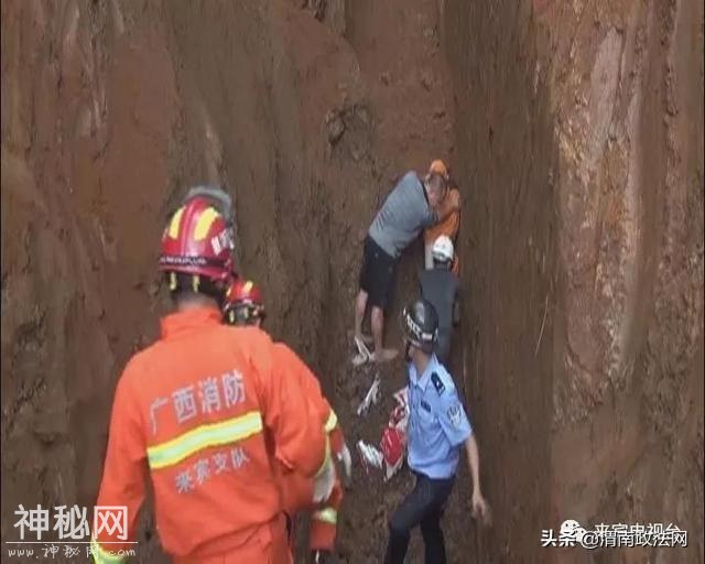 柳州2名地质勘探人员野外作业被埋，1人遇难1人伤重-2.jpg