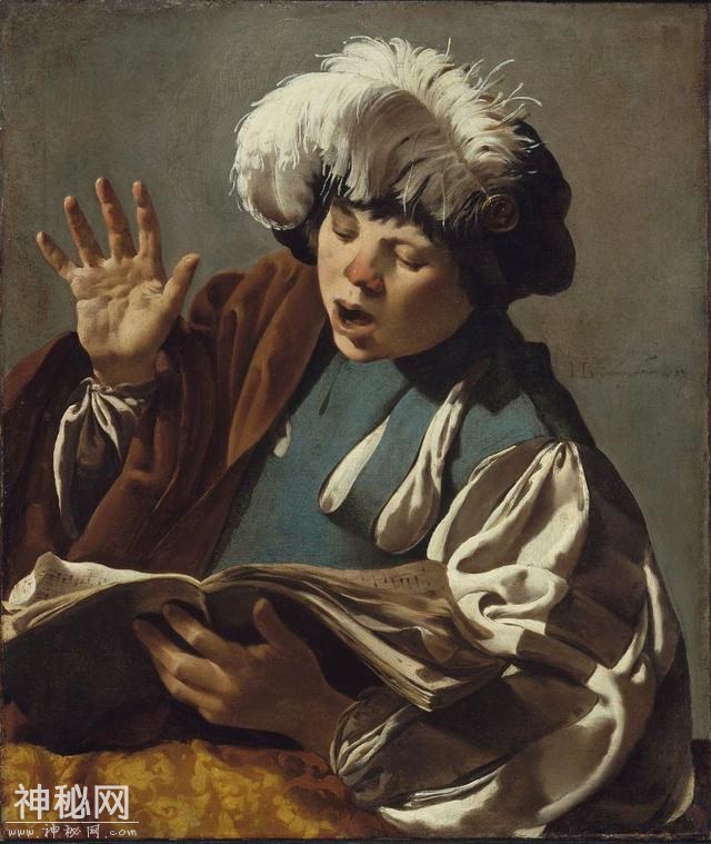 学赏画（55）荷兰风俗画家Hendrick ter Brugghen人物油画作品-7.jpg