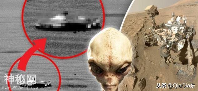 NASA在火星疑拍到「飞碟登陆」 放大后看是真的？-1.jpg