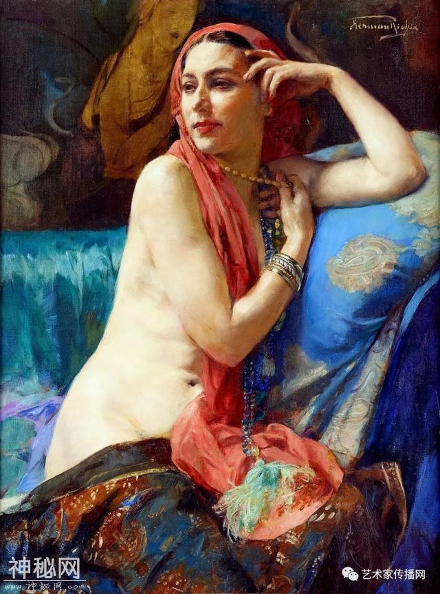比利时艺术家女人体油画，楚楚动人，不止是笔触之美-25.jpg