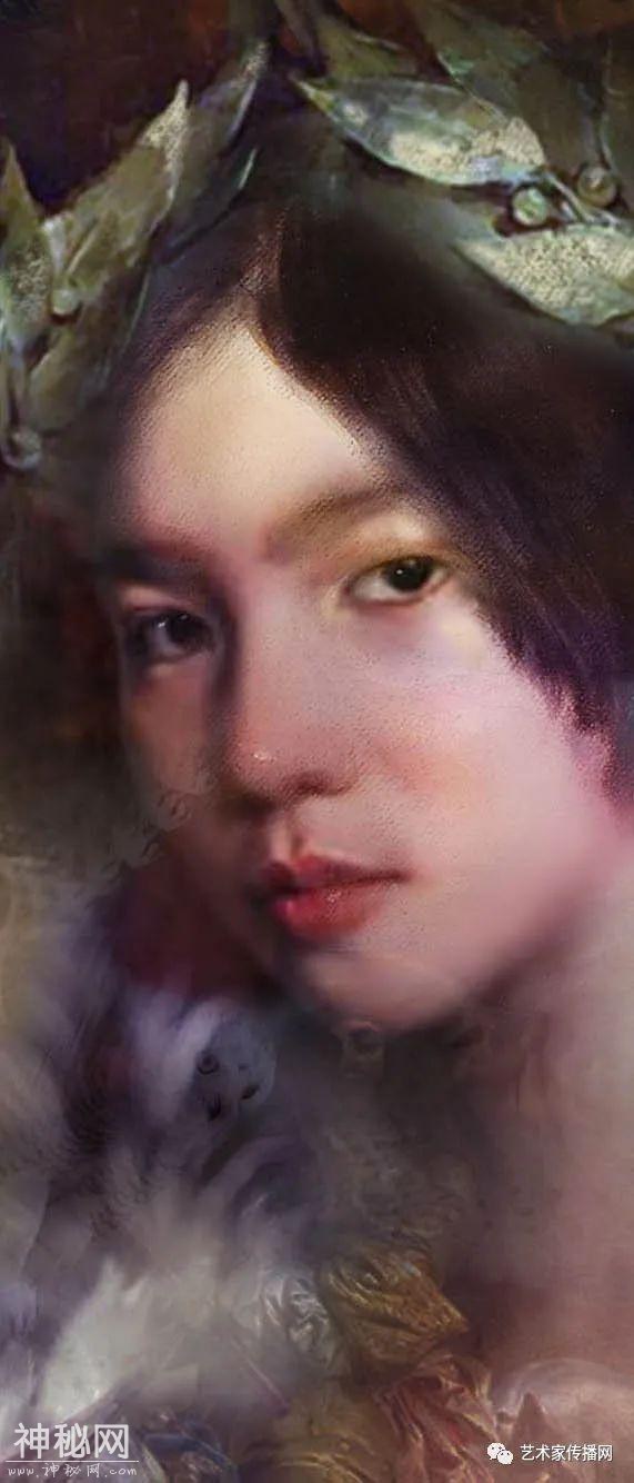 梦幻少女人体油画，神秘画境之美 | 英国画家伊娃·特洛伊作品-30.jpg