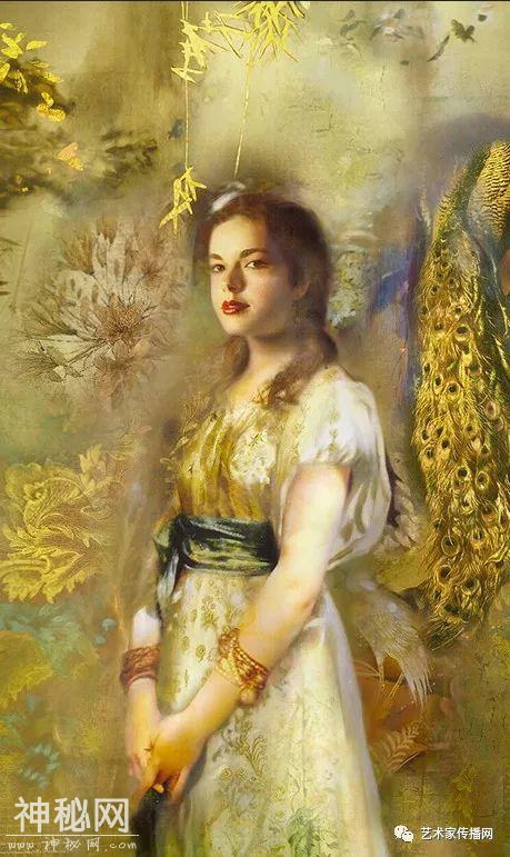 梦幻少女人体油画，神秘画境之美 | 英国画家伊娃·特洛伊作品-48.jpg