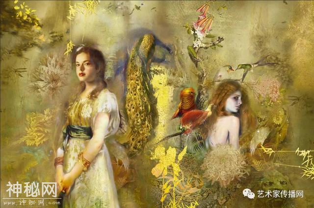 梦幻少女人体油画，神秘画境之美 | 英国画家伊娃·特洛伊作品-46.jpg