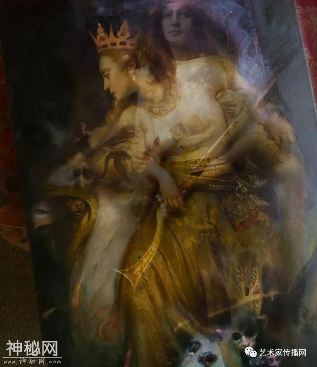 梦幻少女人体油画，神秘画境之美 | 英国画家伊娃·特洛伊作品-58.jpg