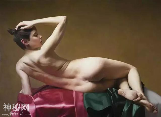 写实女人体油画，法国油画家哈维尔·阿里扎巴罗作品-44.jpg